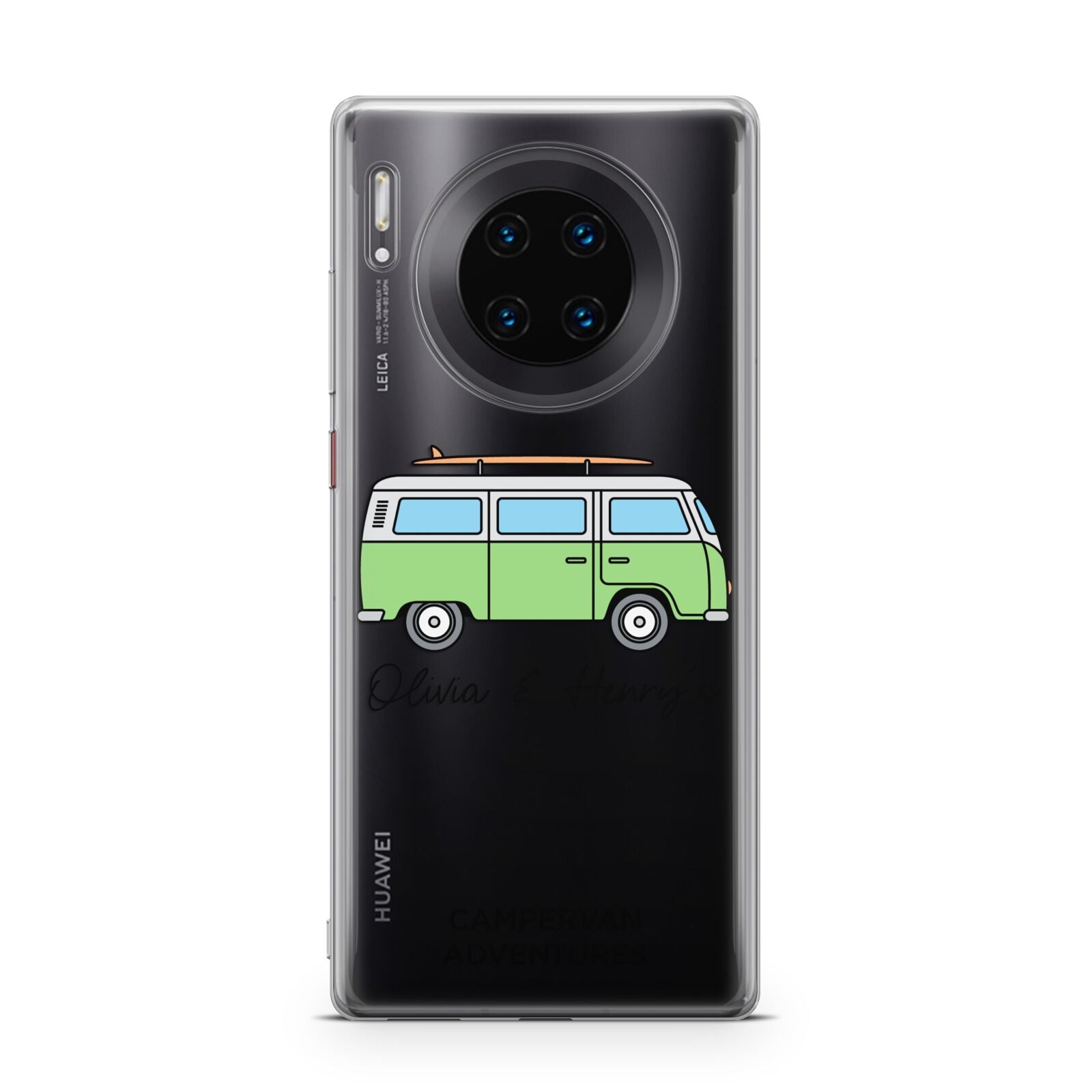 Green Bespoke Campervan Adventures Huawei Mate 30 Pro Phone Case