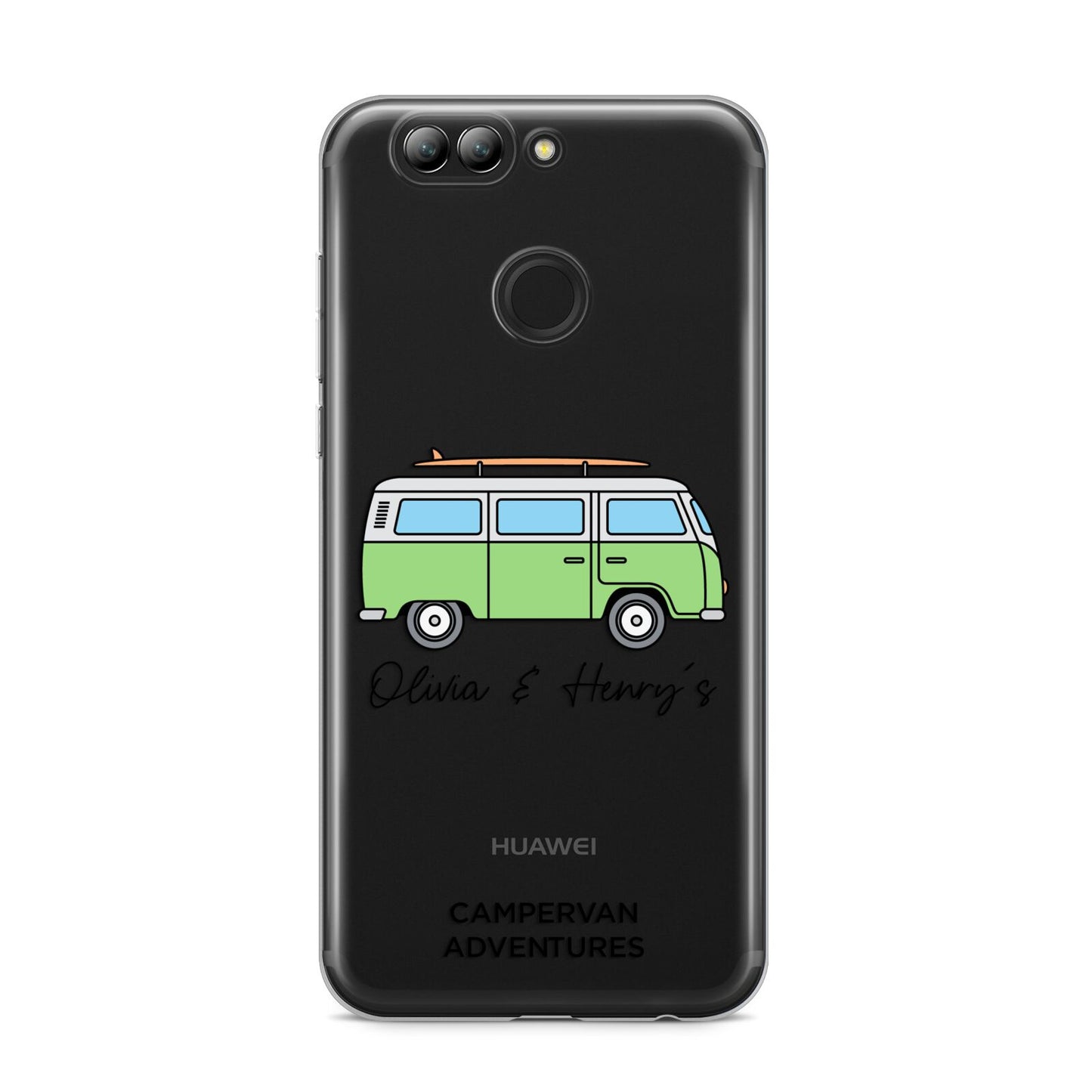 Green Bespoke Campervan Adventures Huawei Nova 2s Phone Case