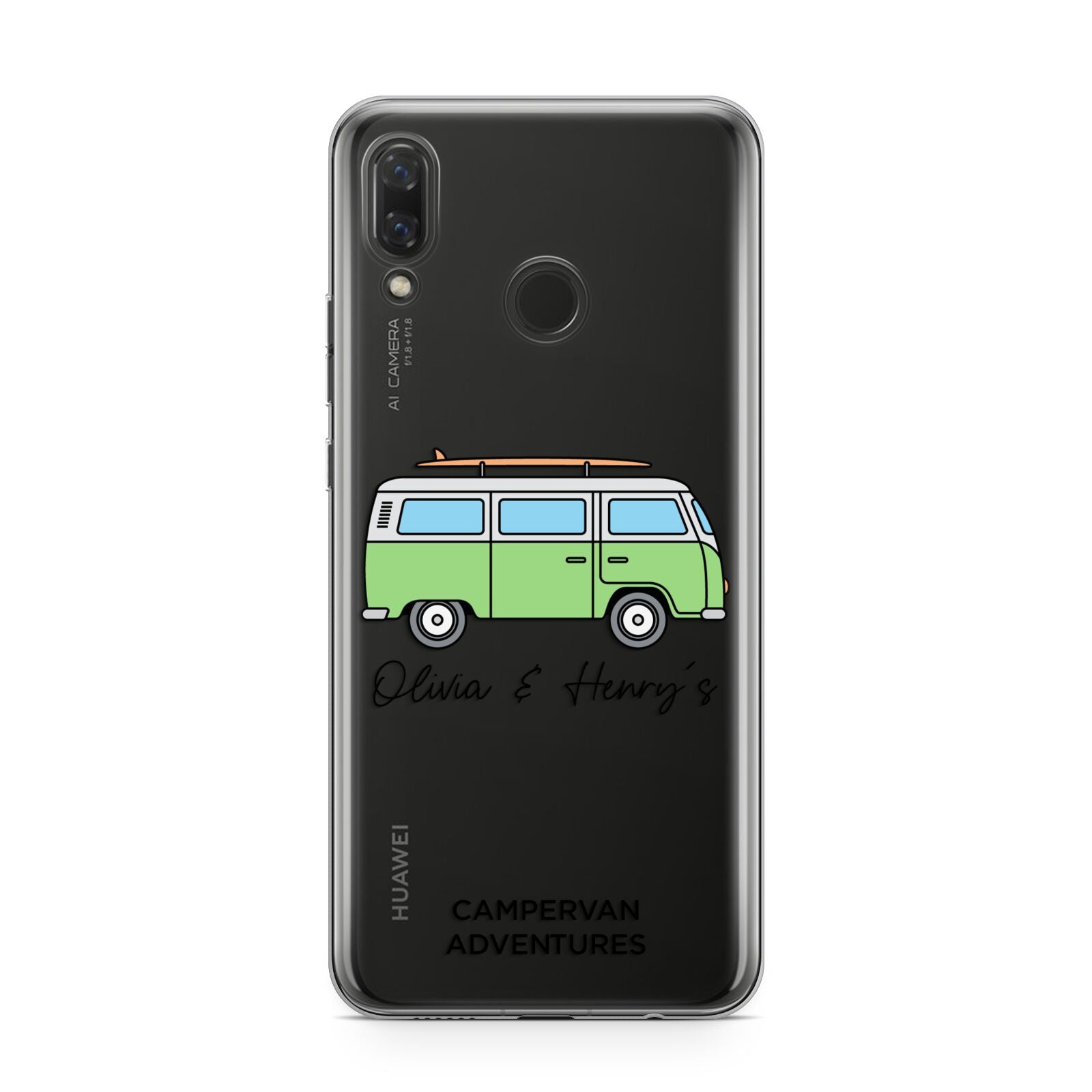 Green Bespoke Campervan Adventures Huawei Nova 3 Phone Case