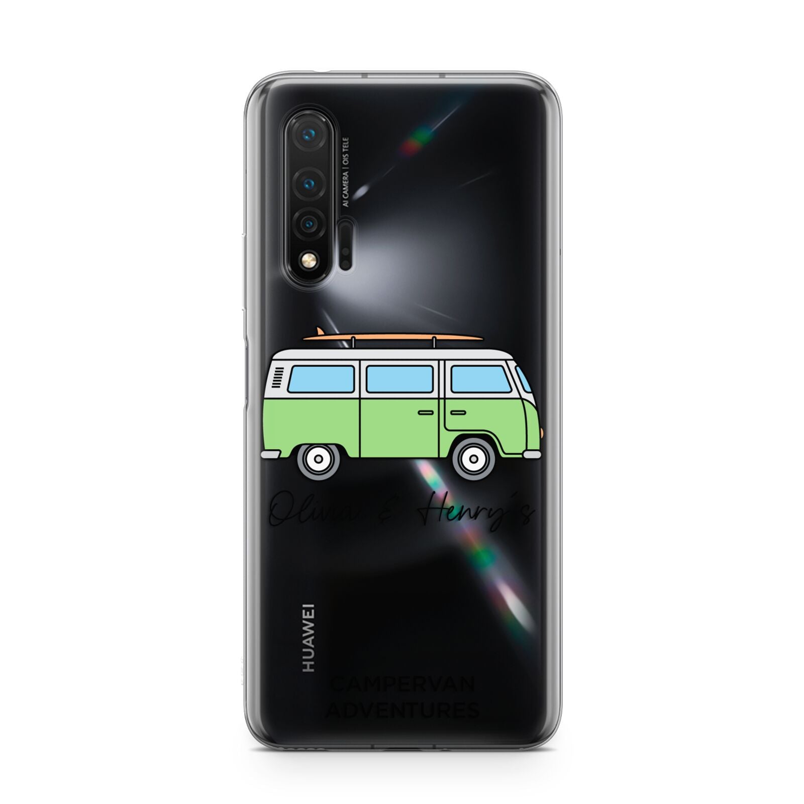 Green Bespoke Campervan Adventures Huawei Nova 6 Phone Case