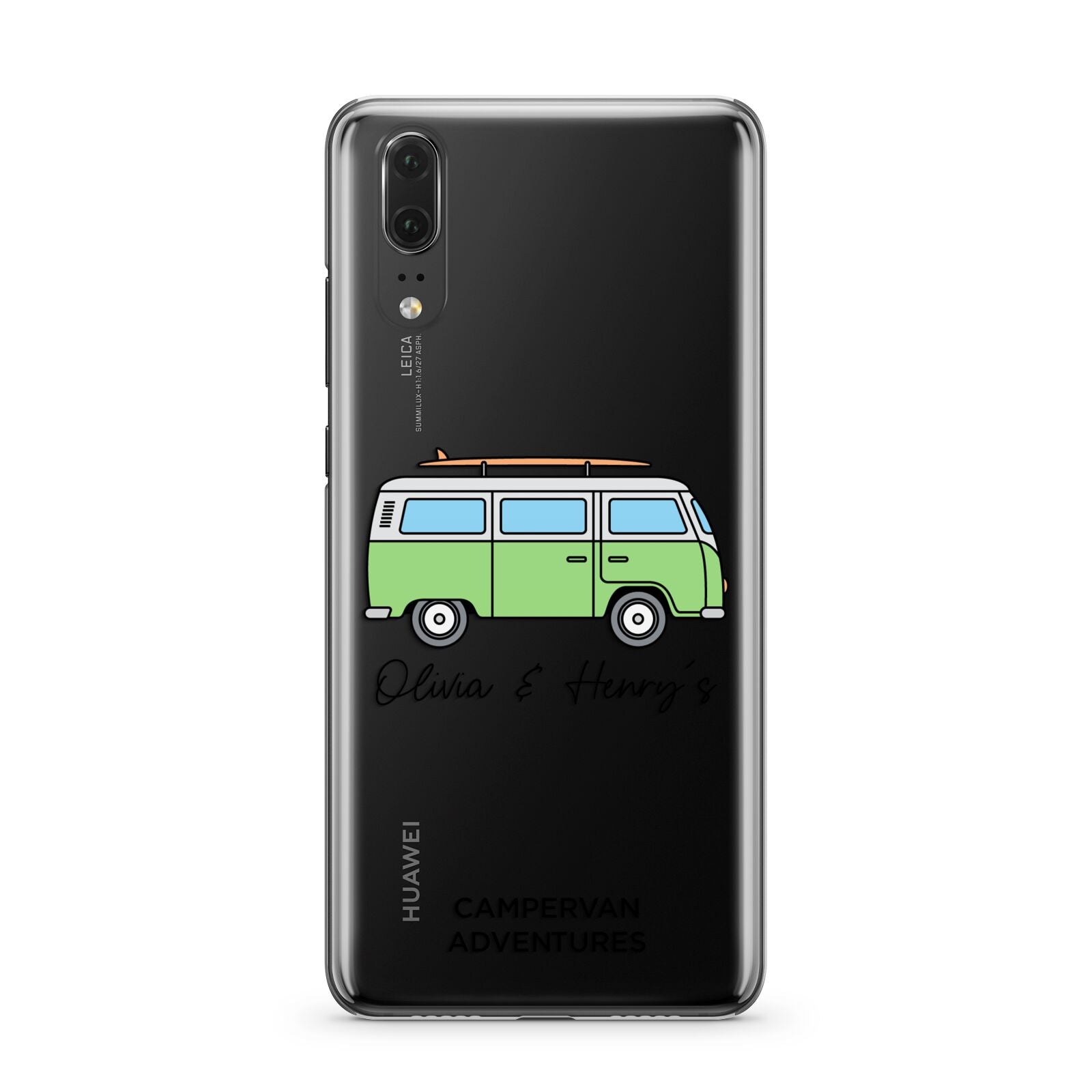 Green Bespoke Campervan Adventures Huawei P20 Phone Case