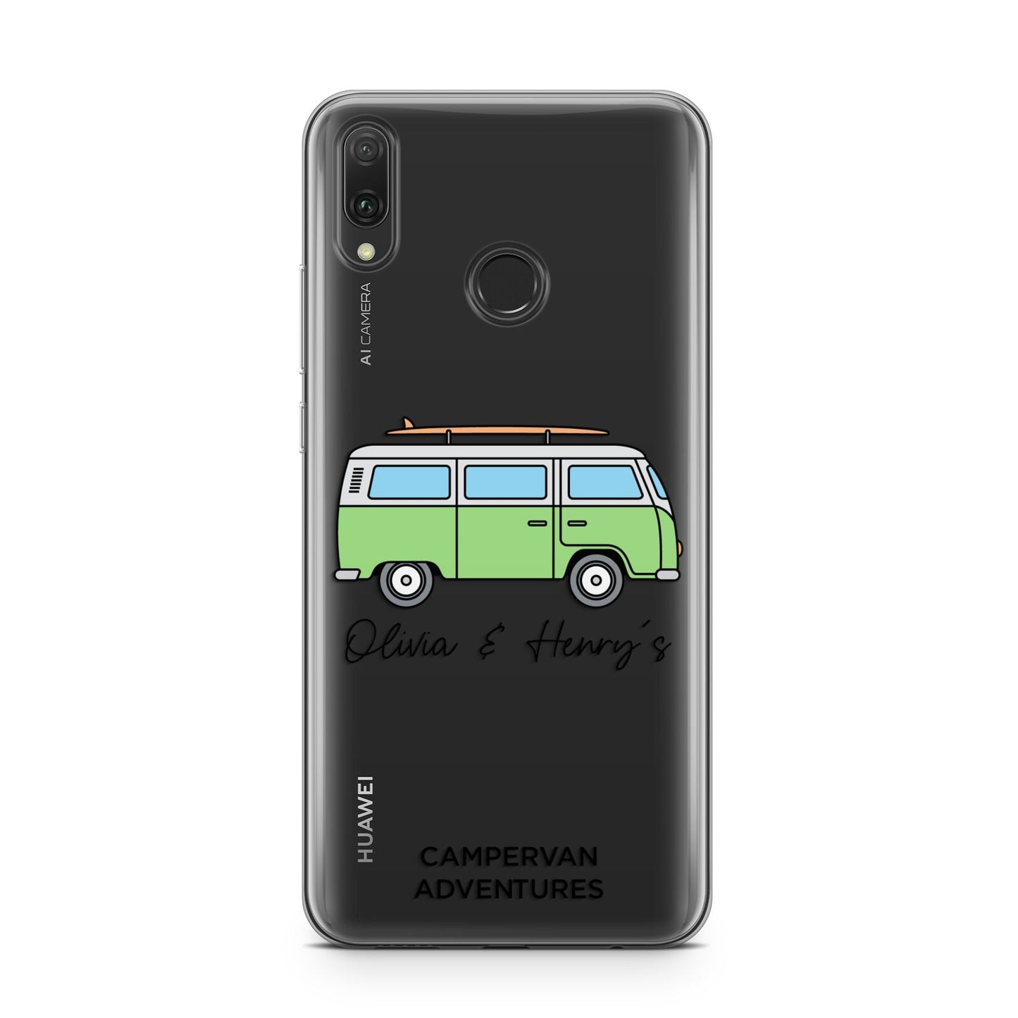 Green Bespoke Campervan Adventures Huawei Y9 2019