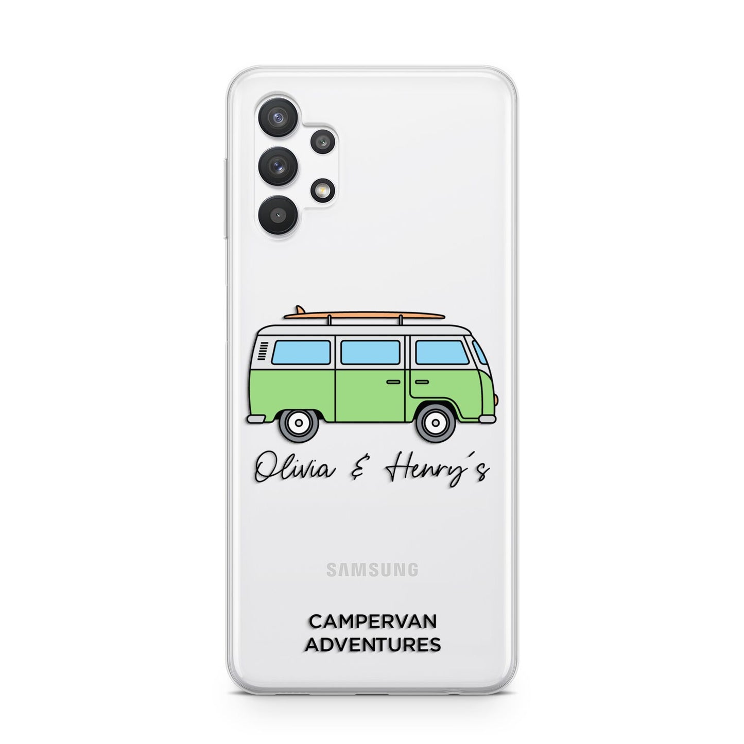 Green Bespoke Campervan Adventures Samsung A32 5G Case