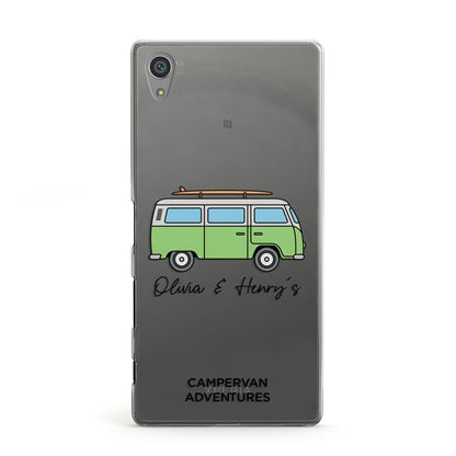 Green Bespoke Campervan Adventures Sony Xperia Case