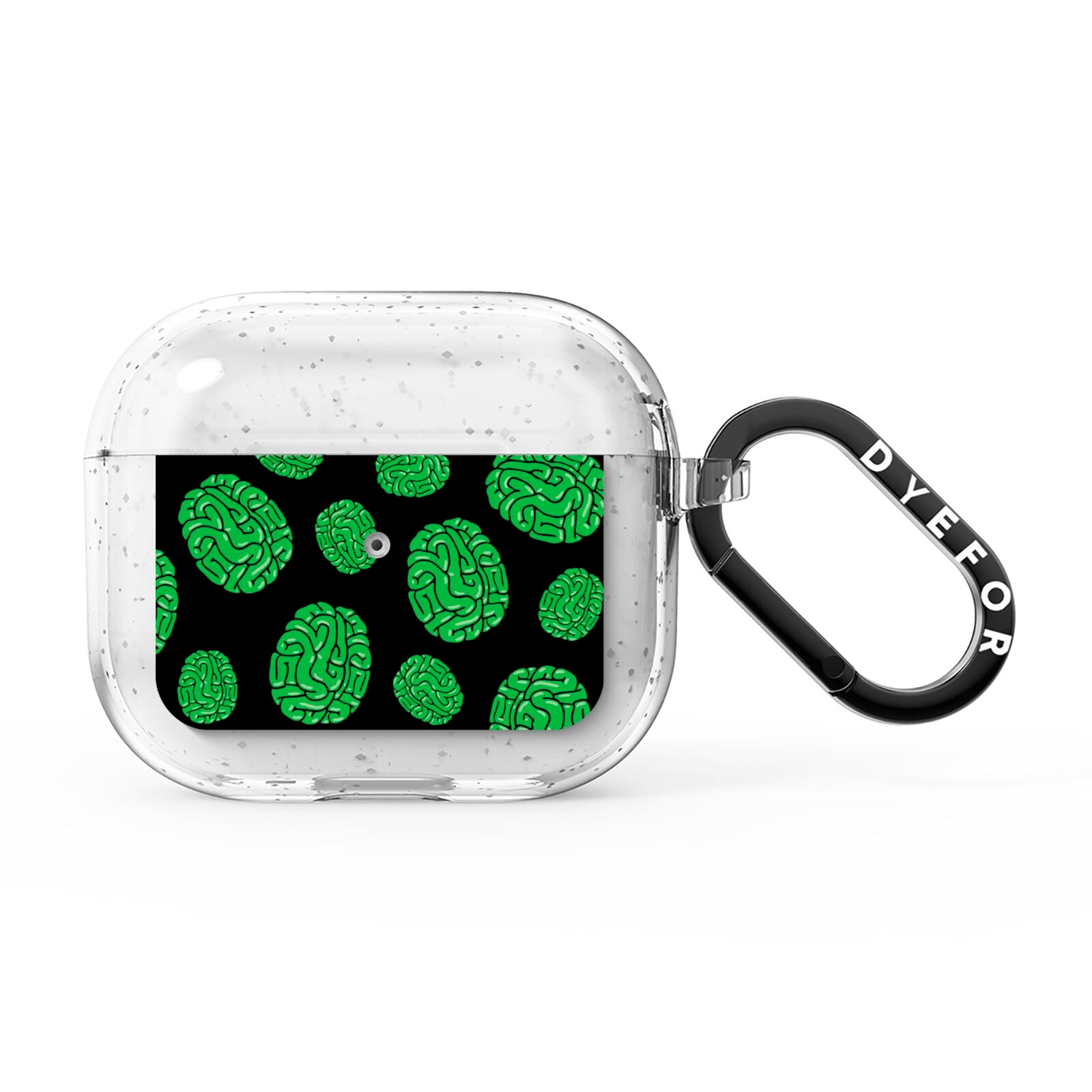 Green Brains AirPods Glitter Case 3rd Gen