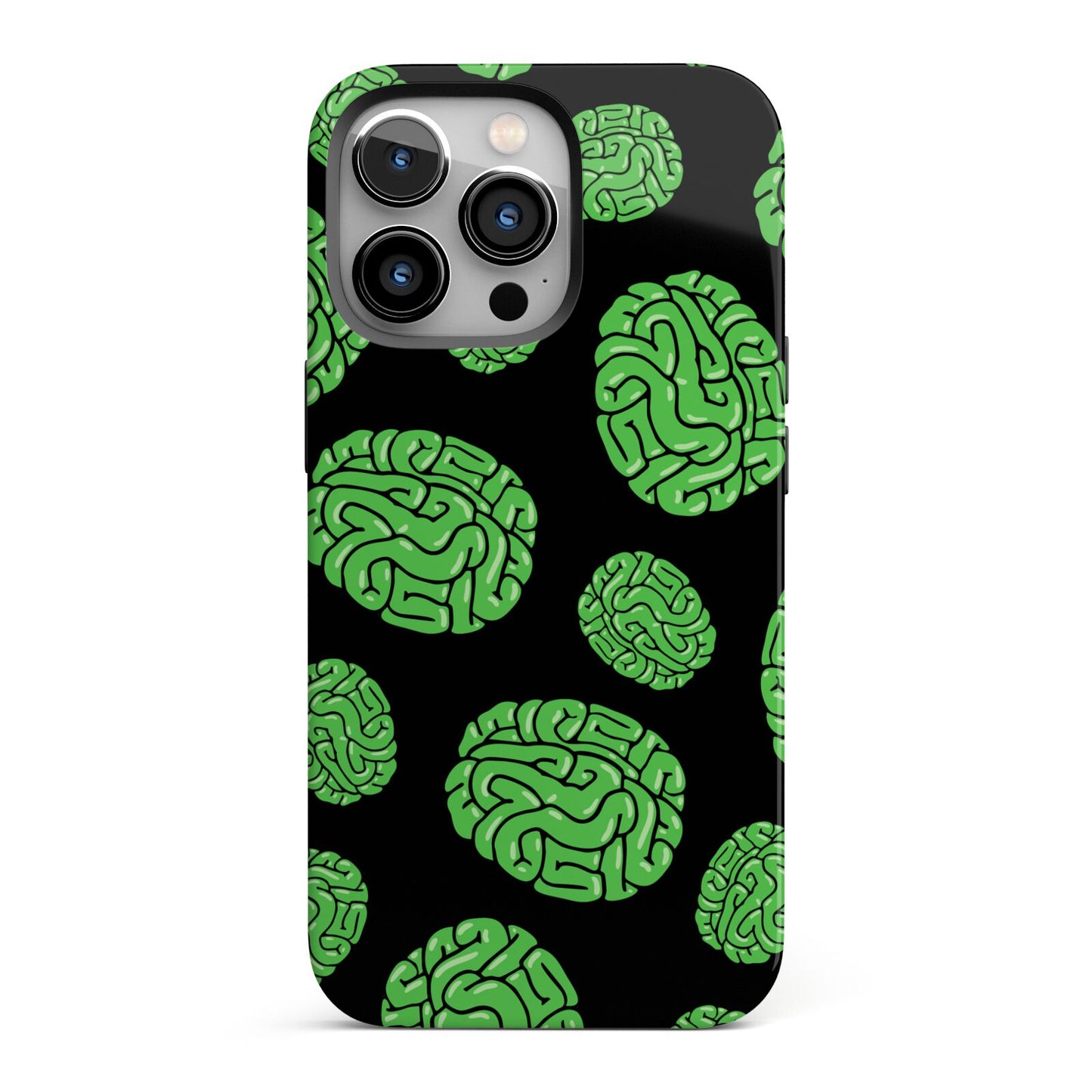 Green Brains iPhone 13 Pro Full Wrap 3D Tough Case