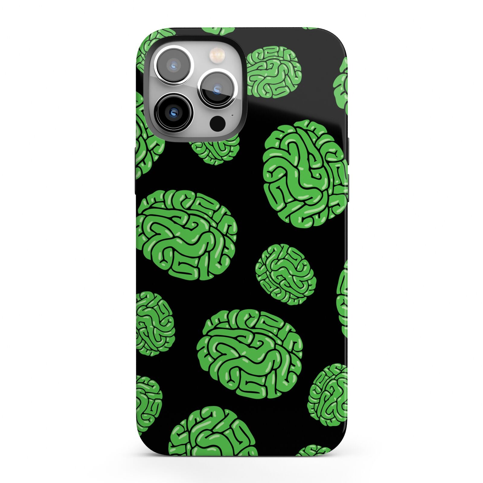 Green Brains iPhone 13 Pro Max Full Wrap 3D Tough Case