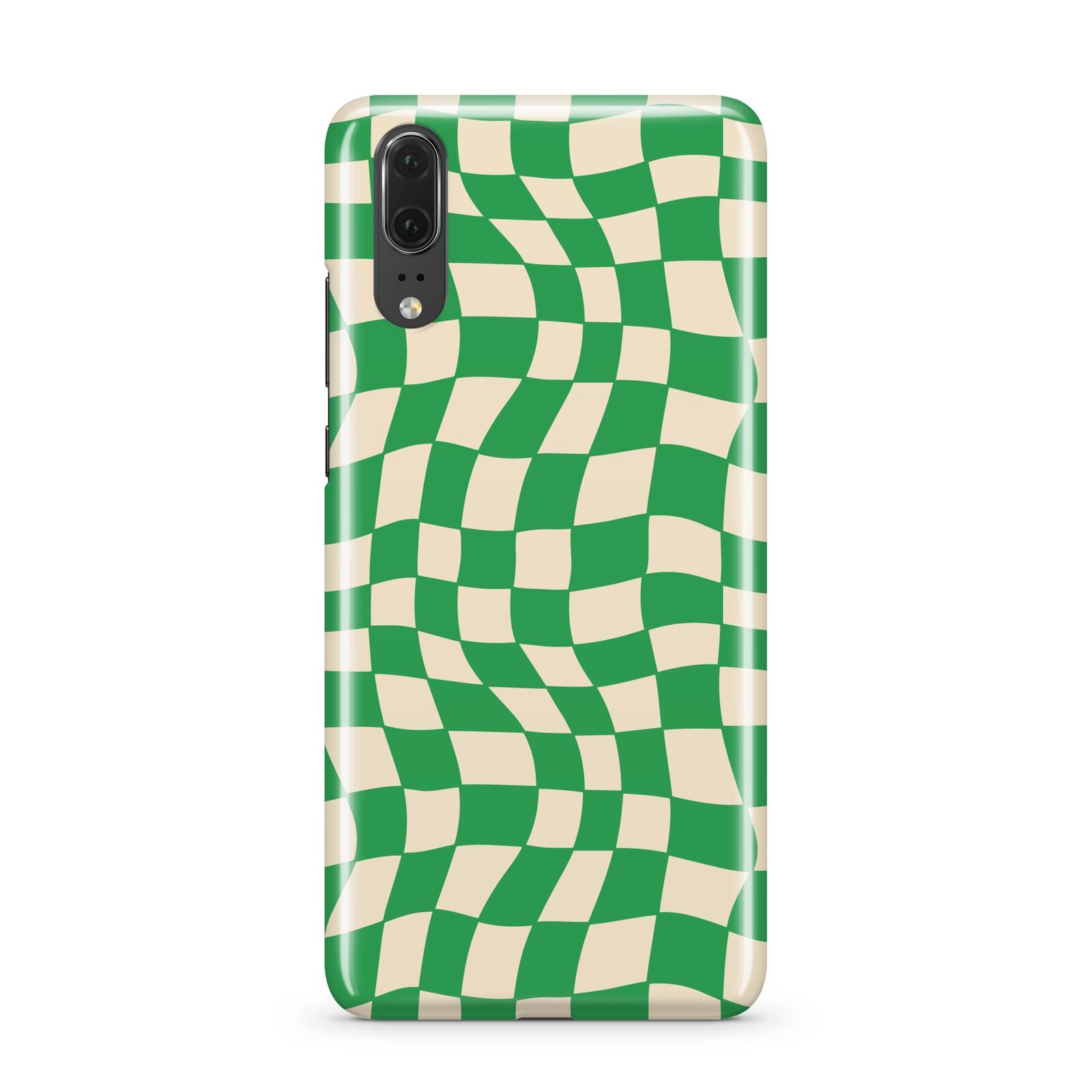 Green Check Huawei P20 Phone Case