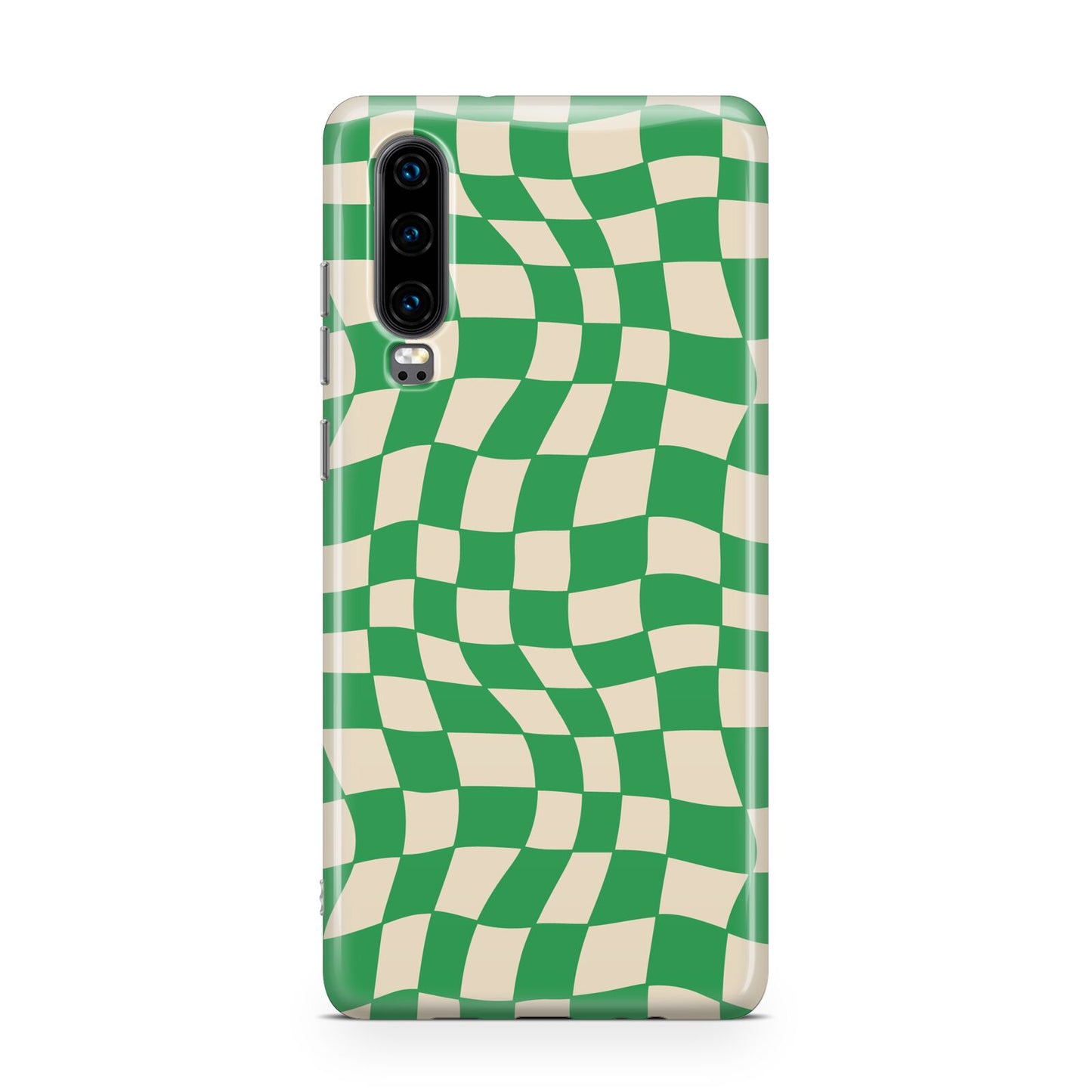 Green Check Huawei P30 Phone Case