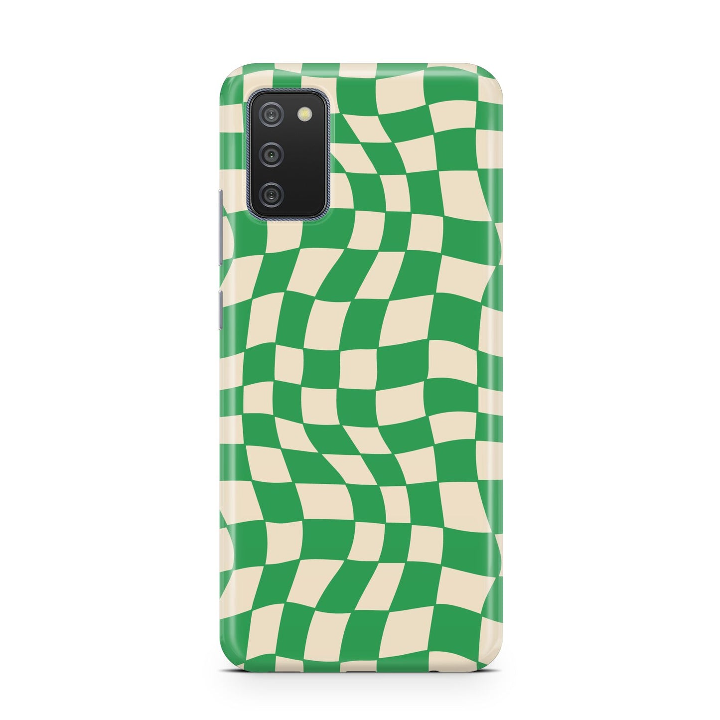 Green Check Samsung A02s Case