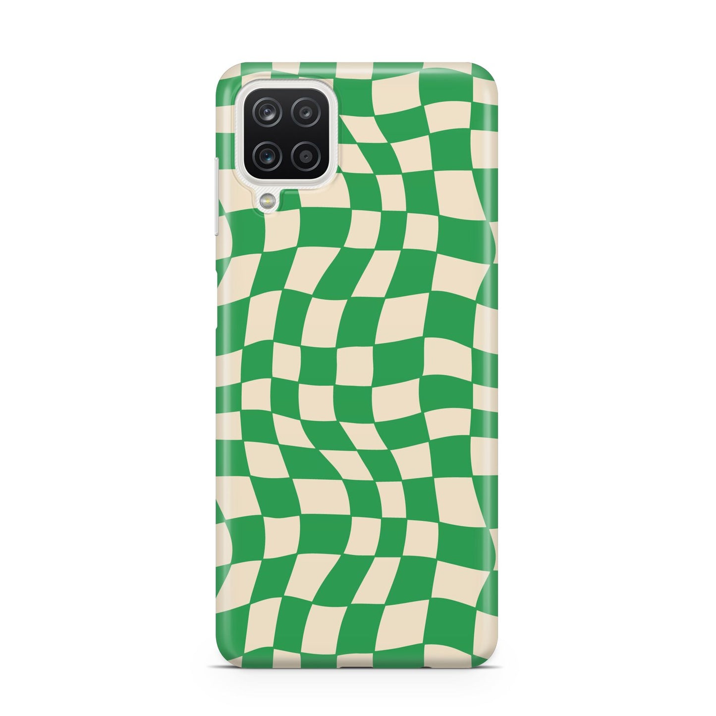 Green Check Samsung A12 Case