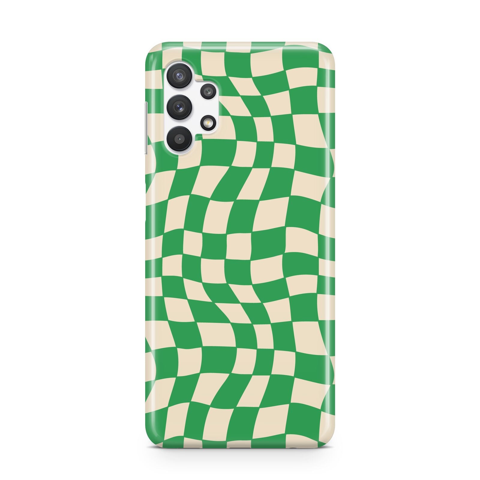 Green Check Samsung A32 5G Case