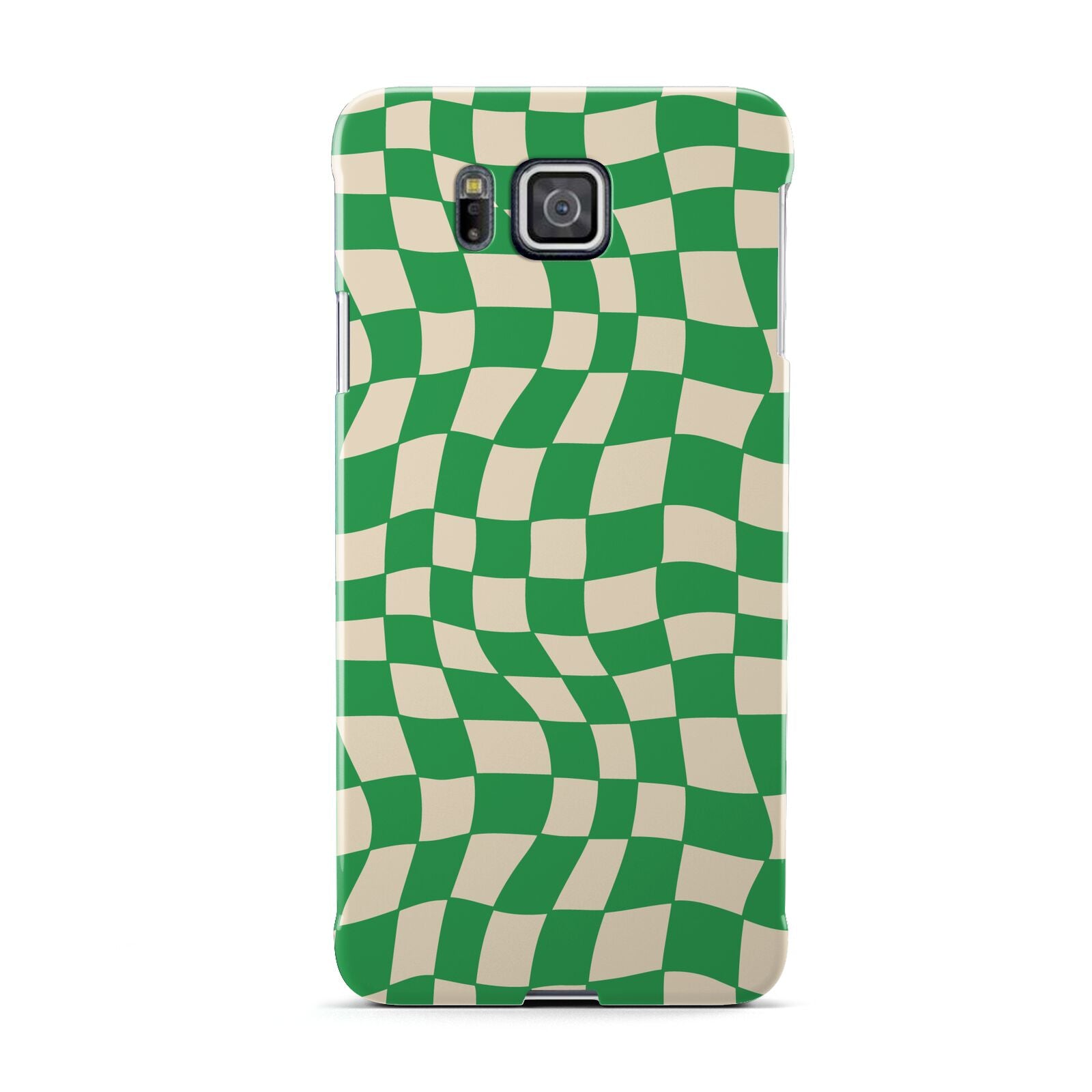 Green Check Samsung Galaxy Alpha Case