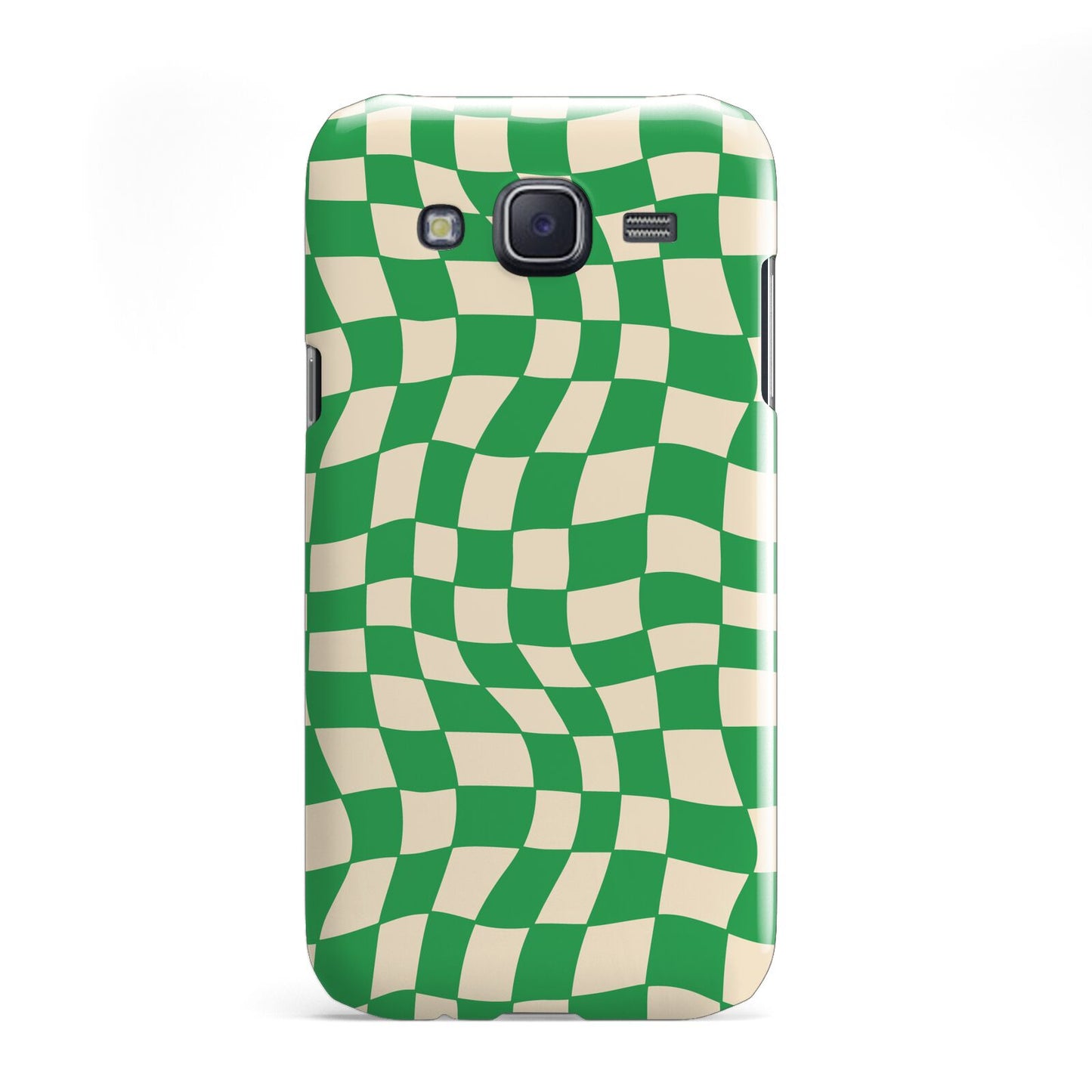 Green Check Samsung Galaxy J5 Case