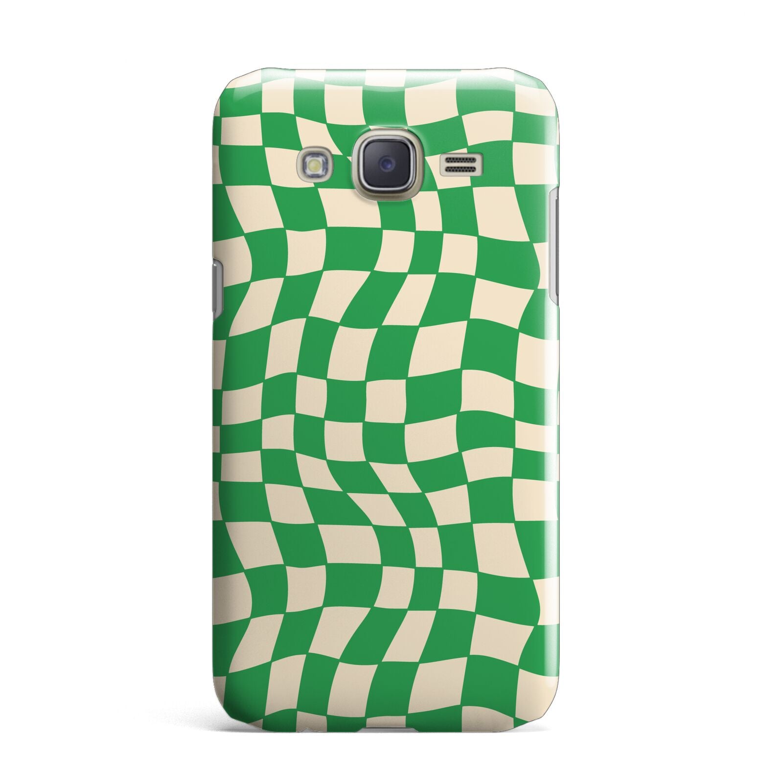 Green Check Samsung Galaxy J7 Case