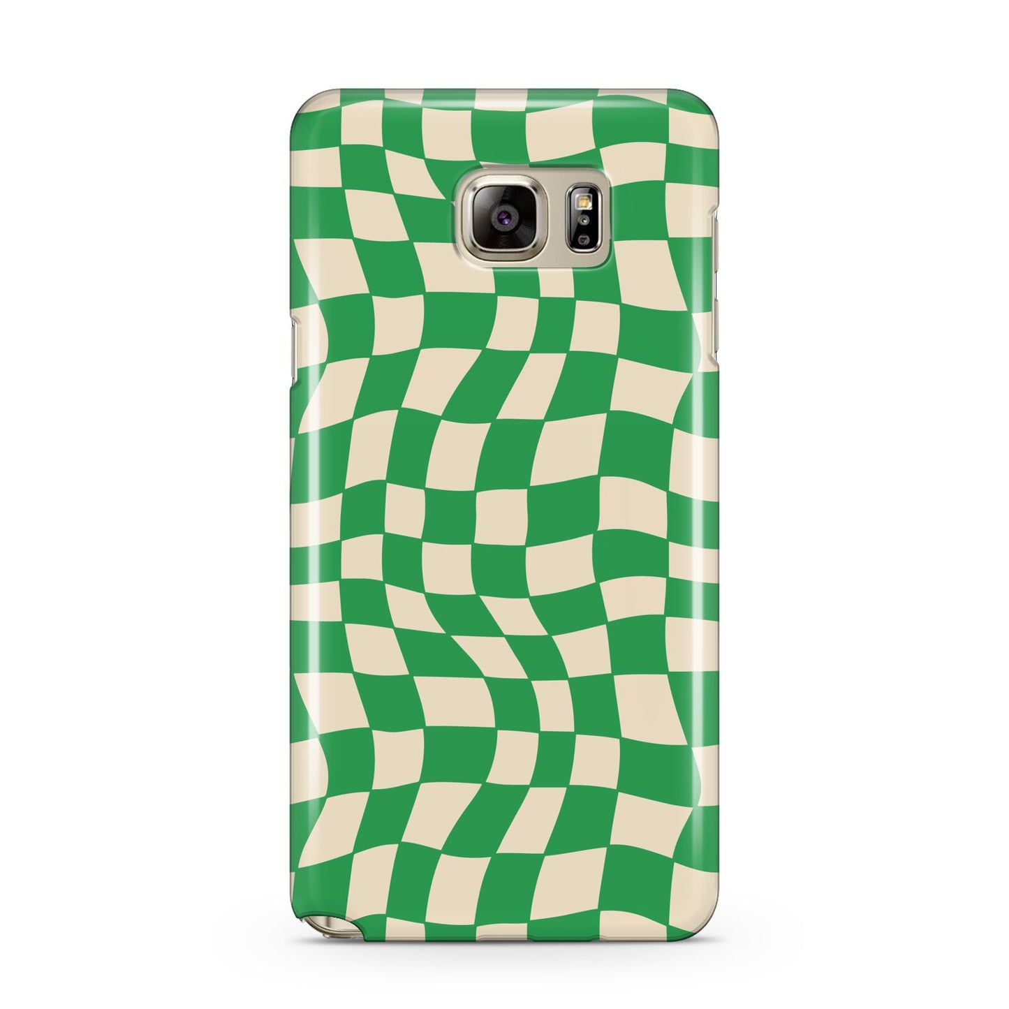 Green Check Samsung Galaxy Note 5 Case