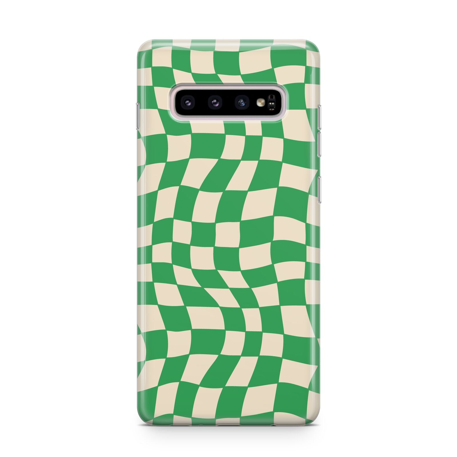 Green Check Samsung Galaxy S10 Plus Case