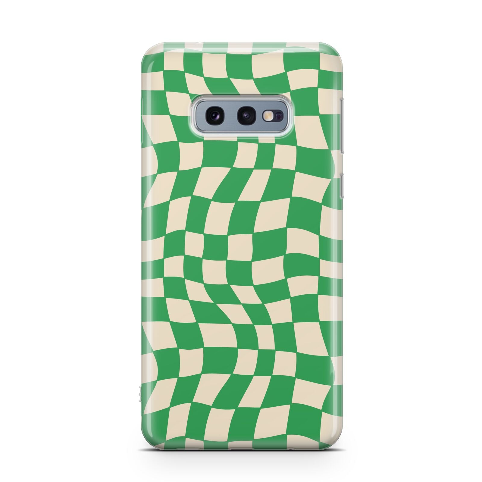 Green Check Samsung Galaxy S10E Case