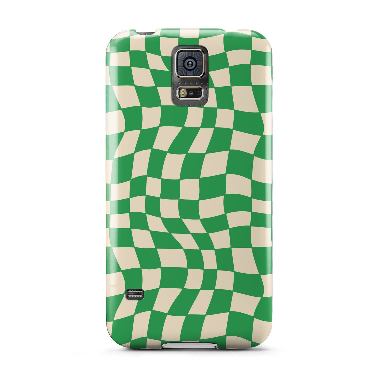 Green Check Samsung Galaxy S5 Case