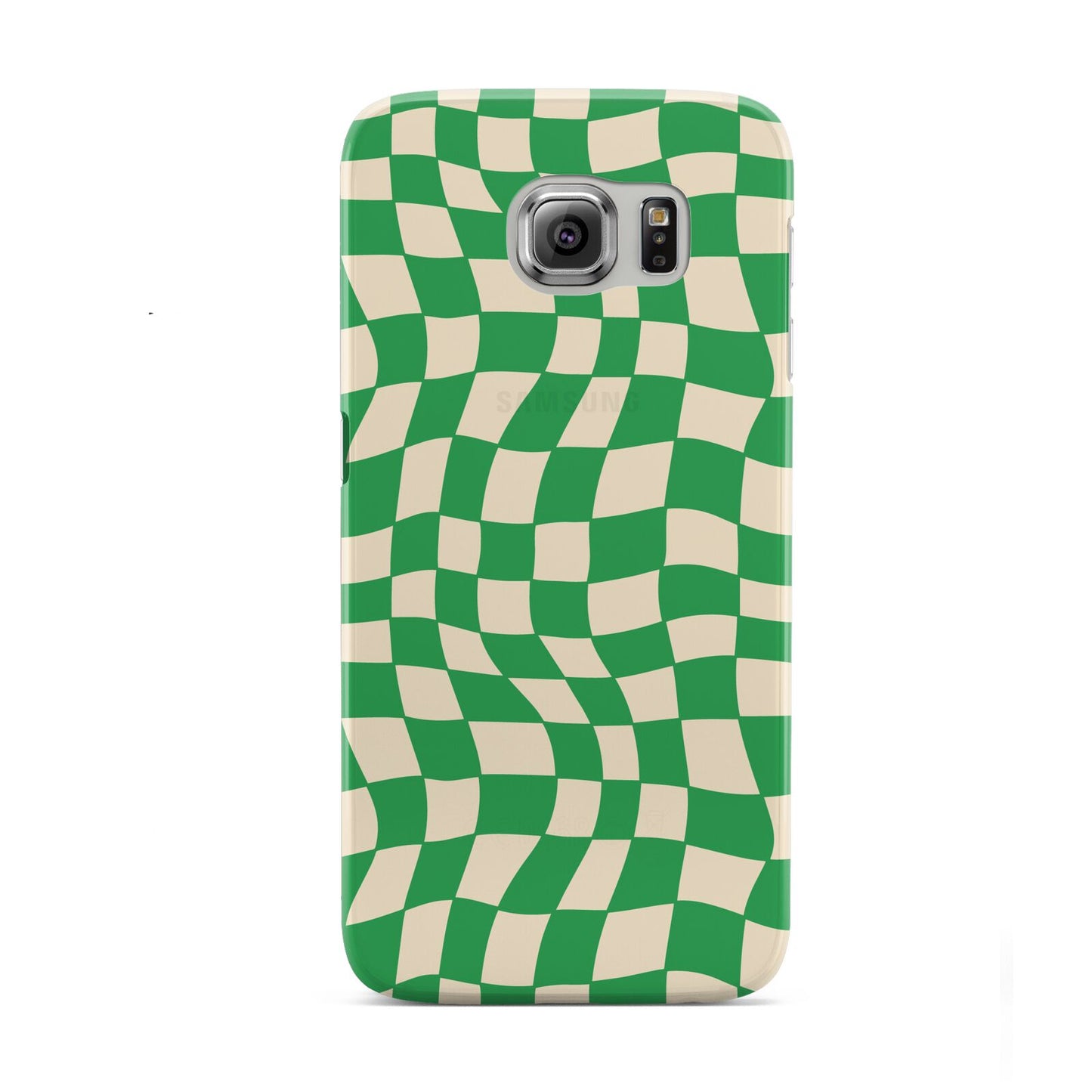 Green Check Samsung Galaxy S6 Case