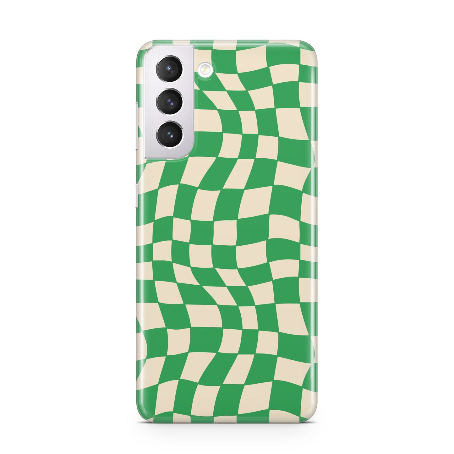 Green Check Samsung S21 Case