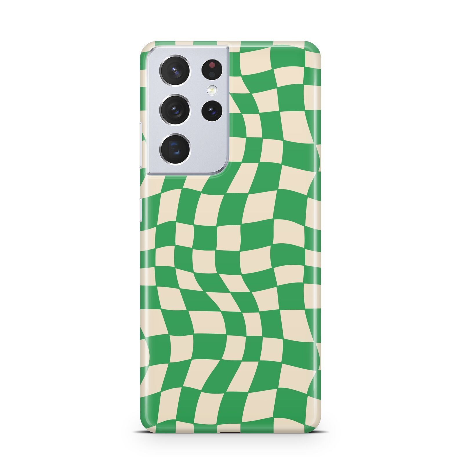 Green Check Samsung S21 Ultra Case