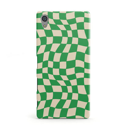 Green Check Sony Xperia Case