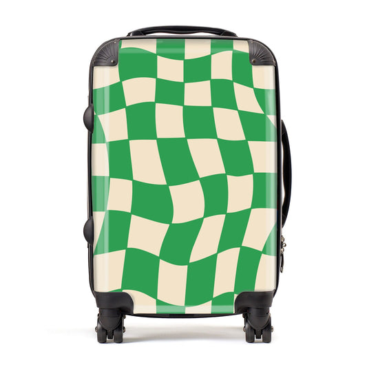 Green Check Suitcase