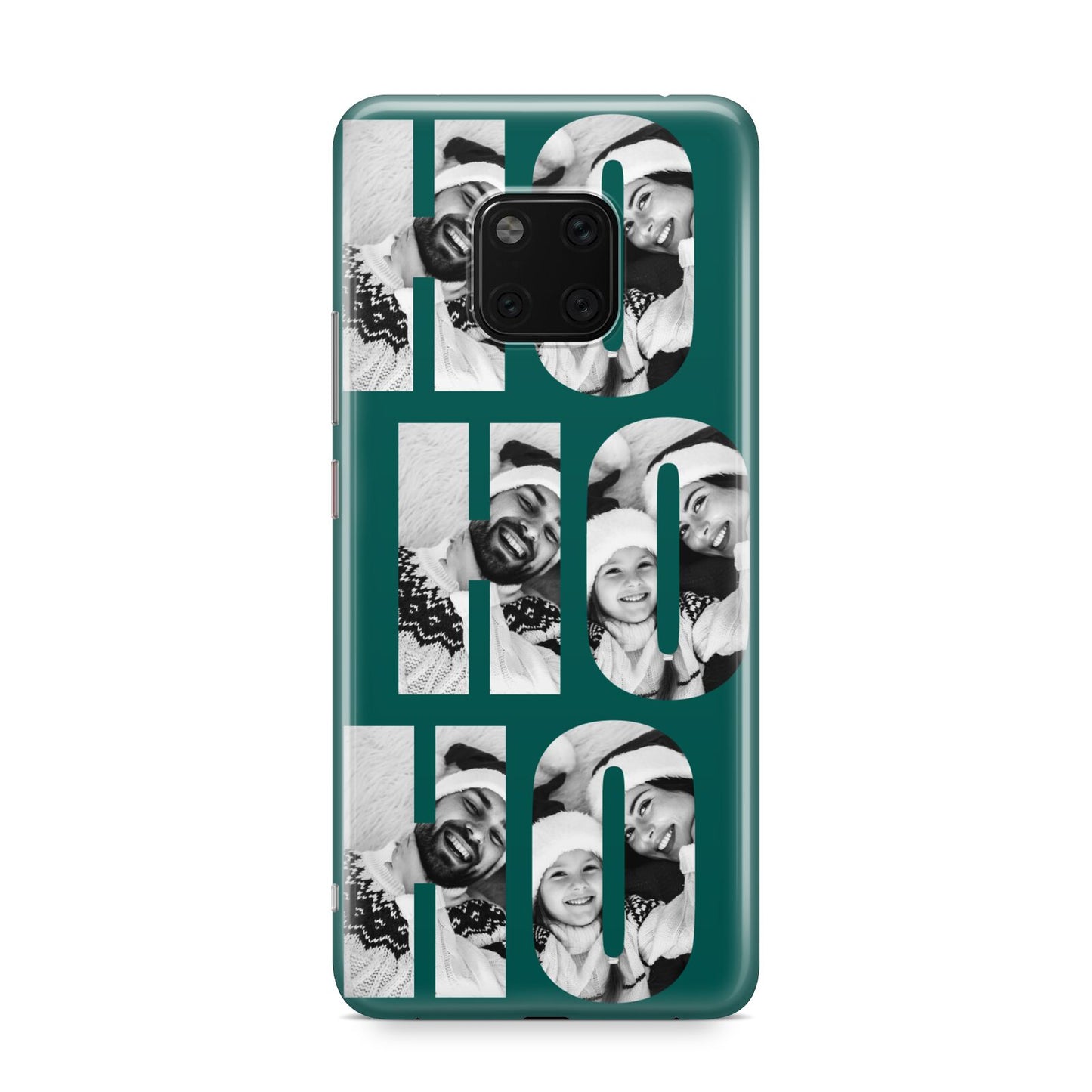 Green Ho Ho Ho Photo Upload Christmas Huawei Mate 20 Pro Phone Case