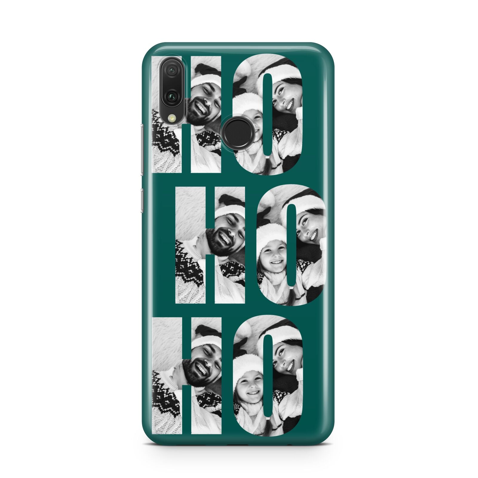 Green Ho Ho Ho Photo Upload Christmas Huawei Y9 2019