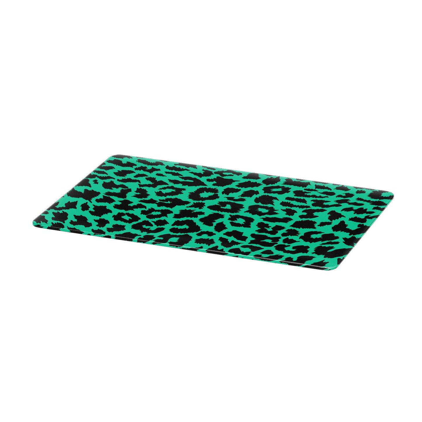 Green Leopard Print Apple MacBook Case Only