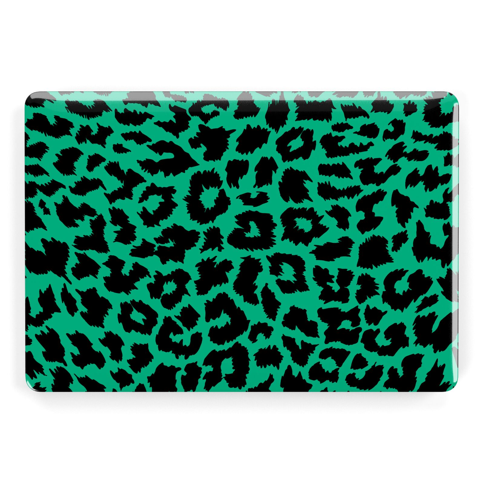 Green Leopard Print Apple MacBook Case