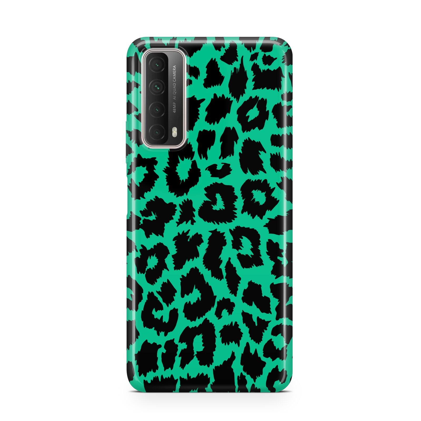 Green Leopard Print Huawei P Smart 2021