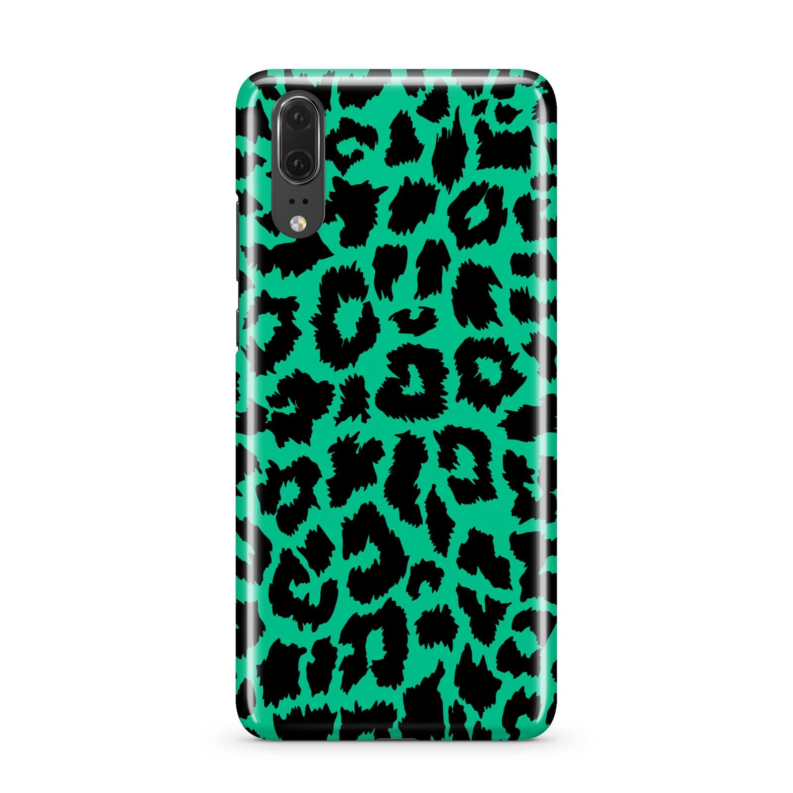 Green Leopard Print Huawei P20 Phone Case