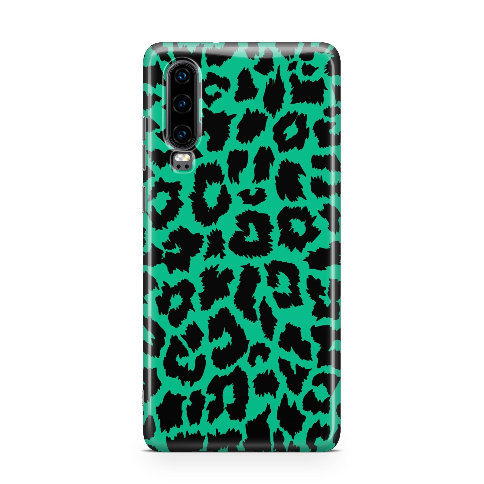 Green Leopard Print Huawei P30 Phone Case