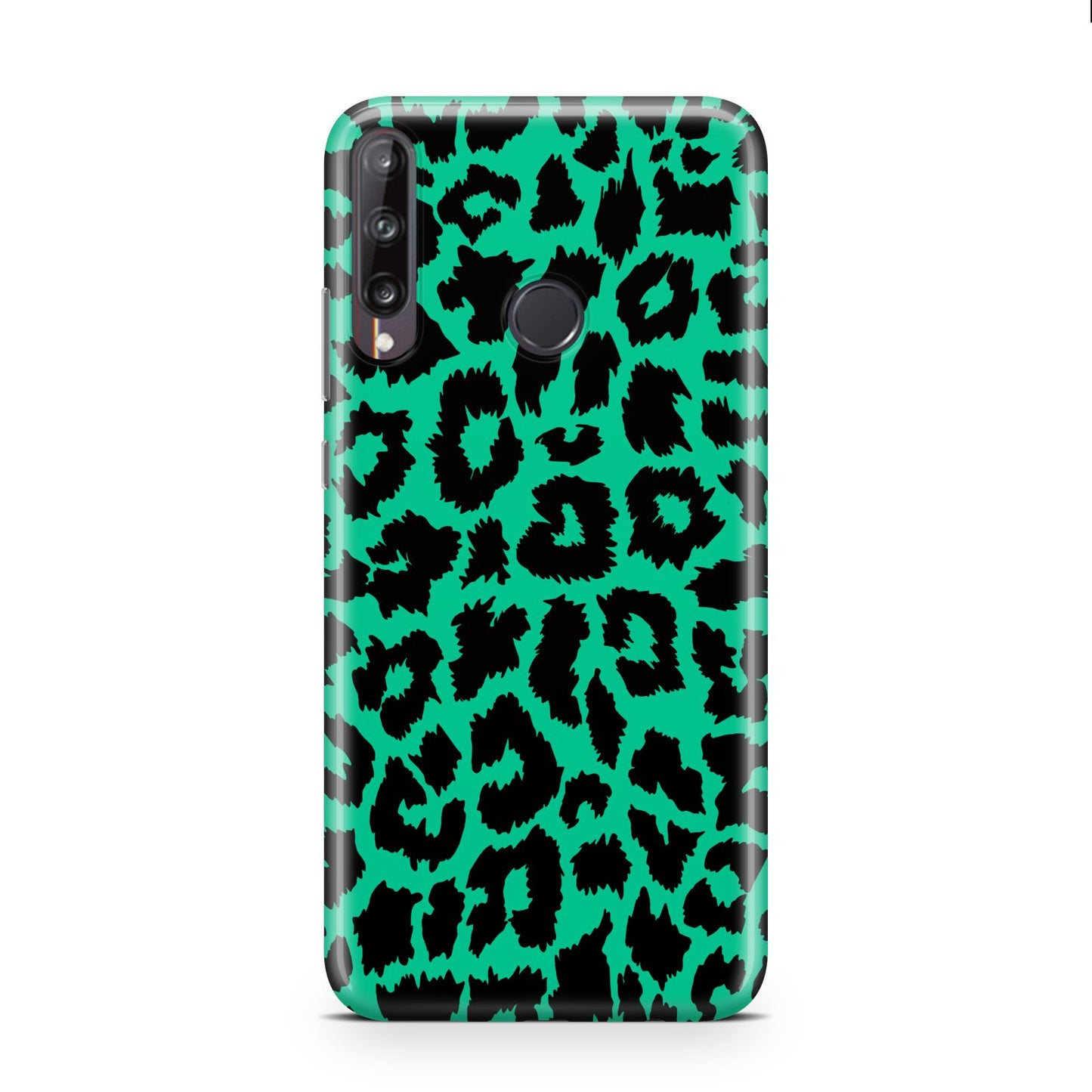 Green Leopard Print Huawei P40 Lite E Phone Case