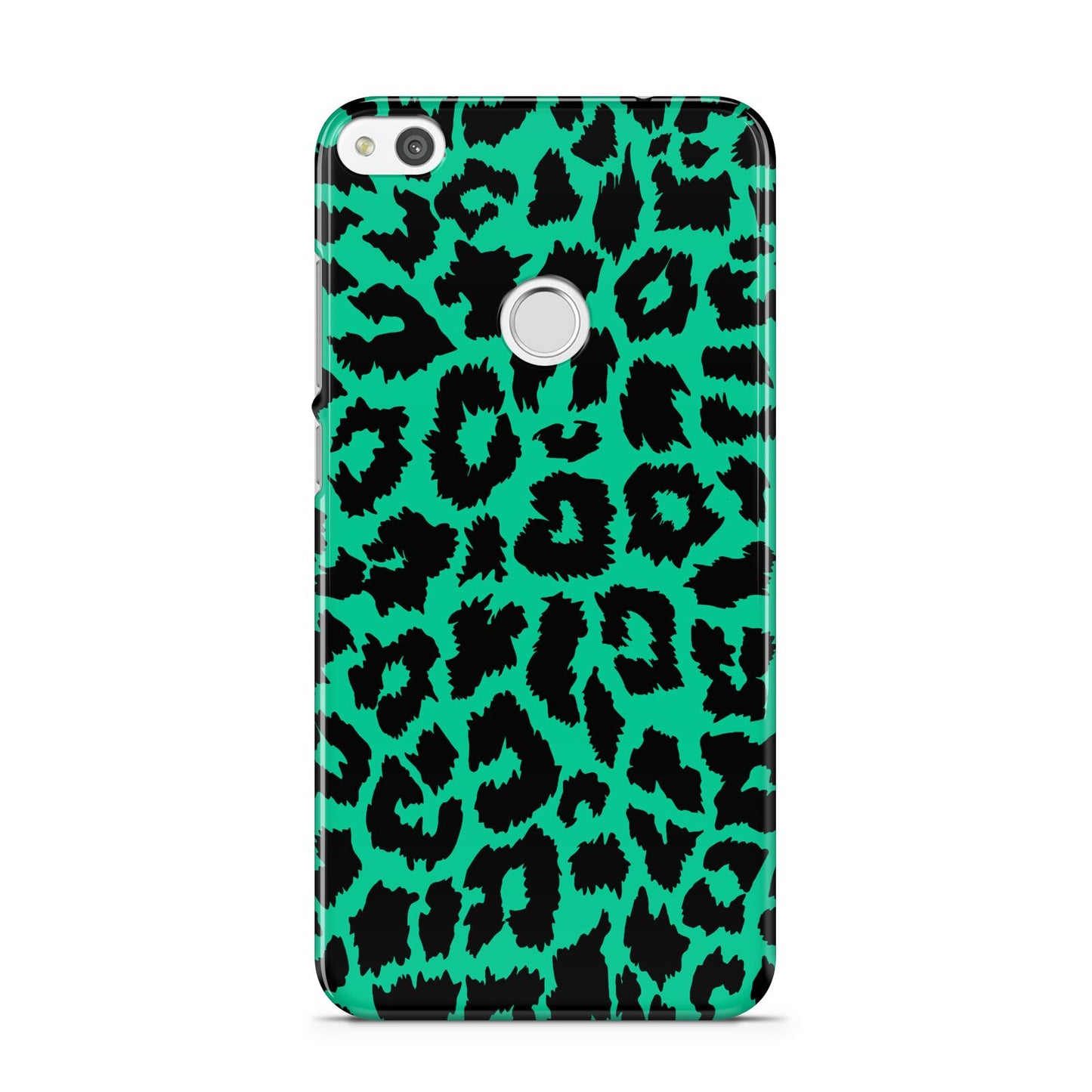 Green Leopard Print Huawei P8 Lite Case