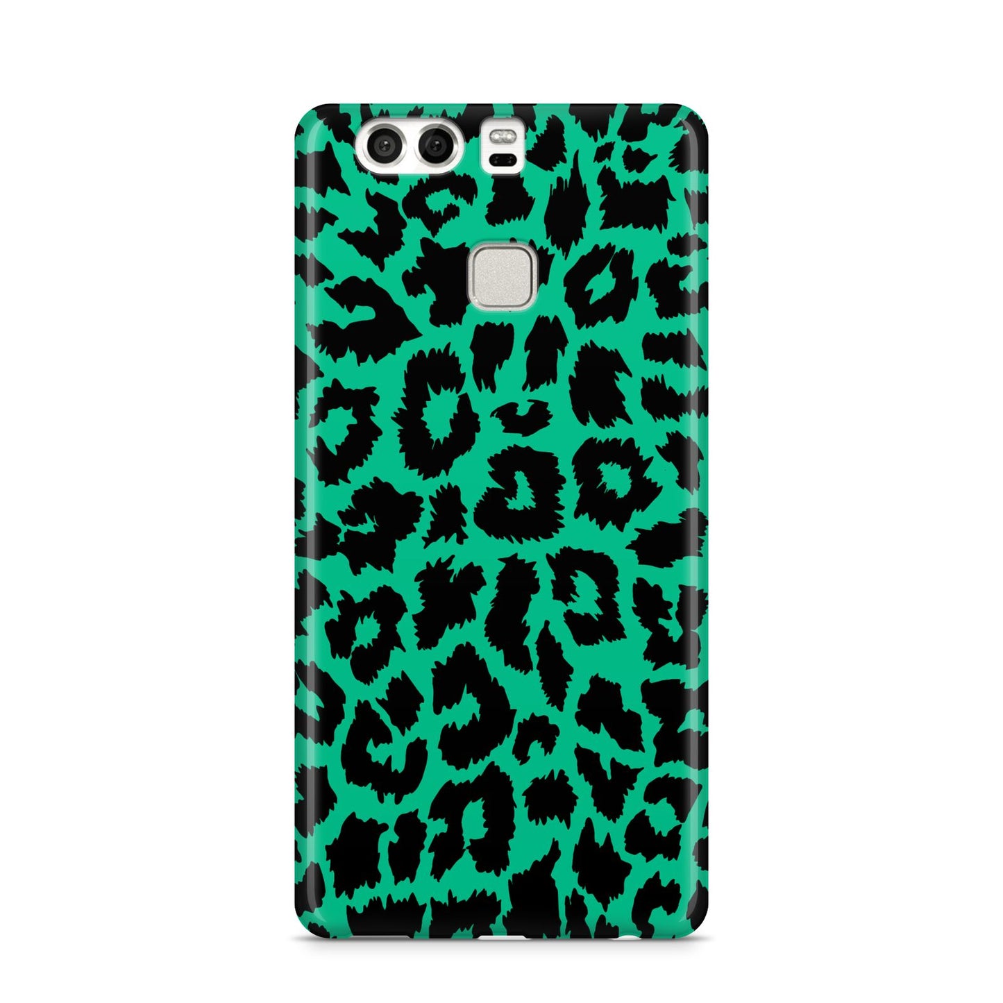 Green Leopard Print Huawei P9 Case