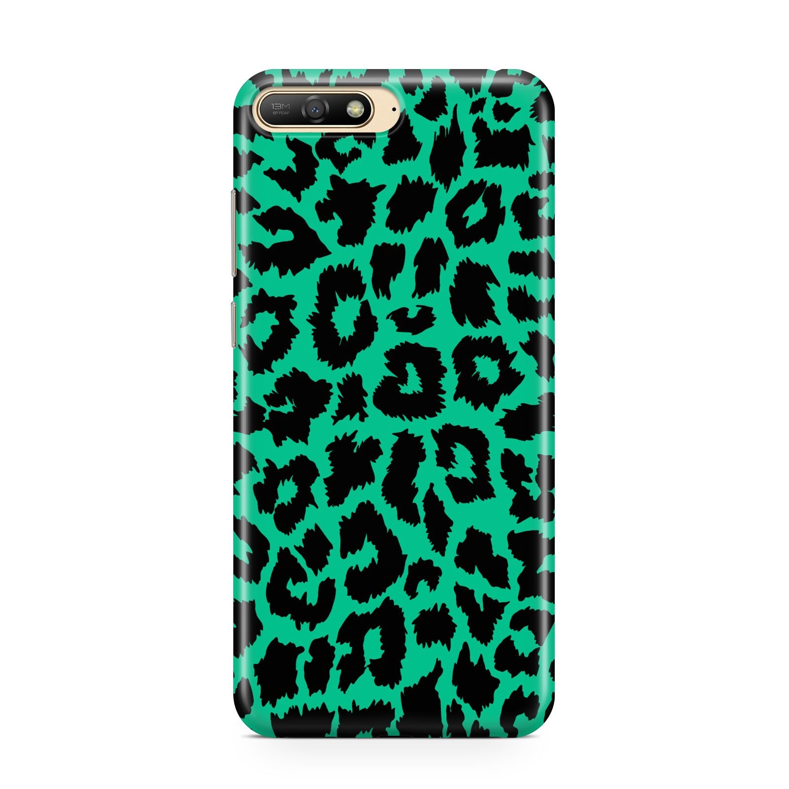 Green Leopard Print Huawei Y6 2018