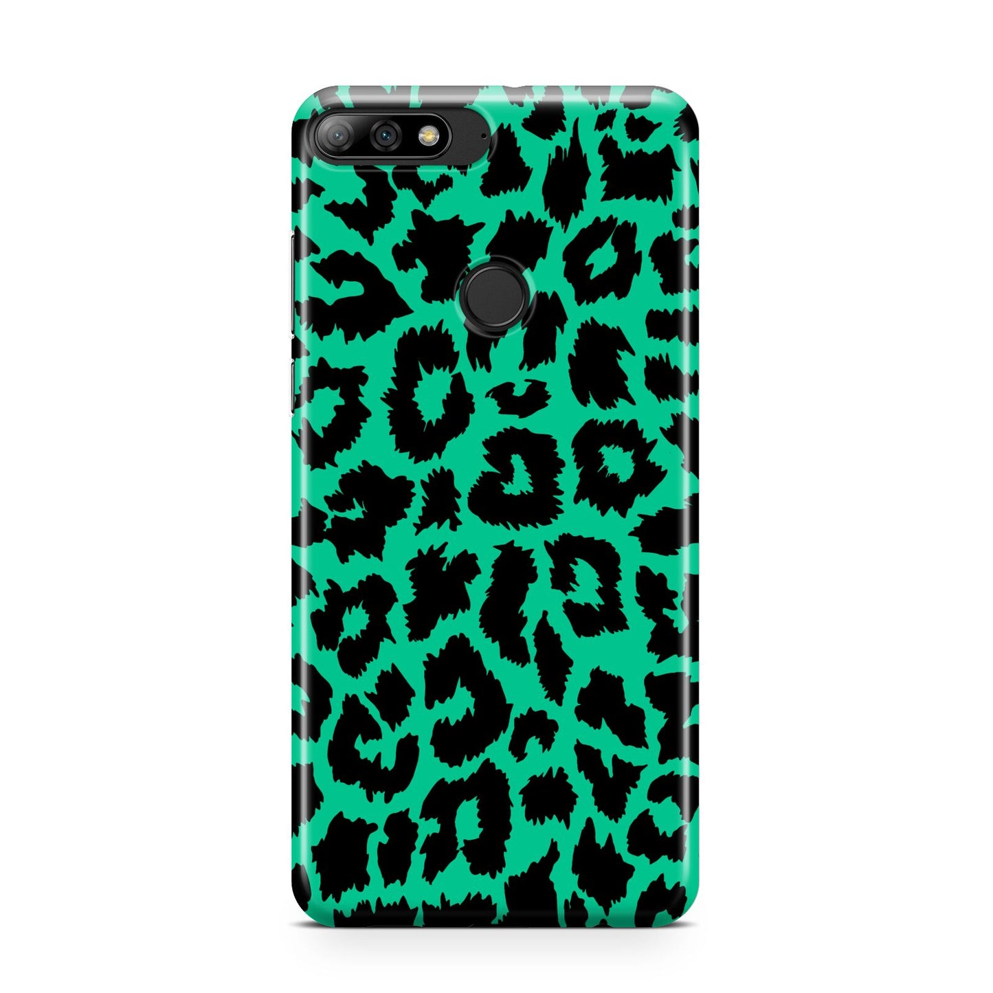 Green Leopard Print Huawei Y7 2018