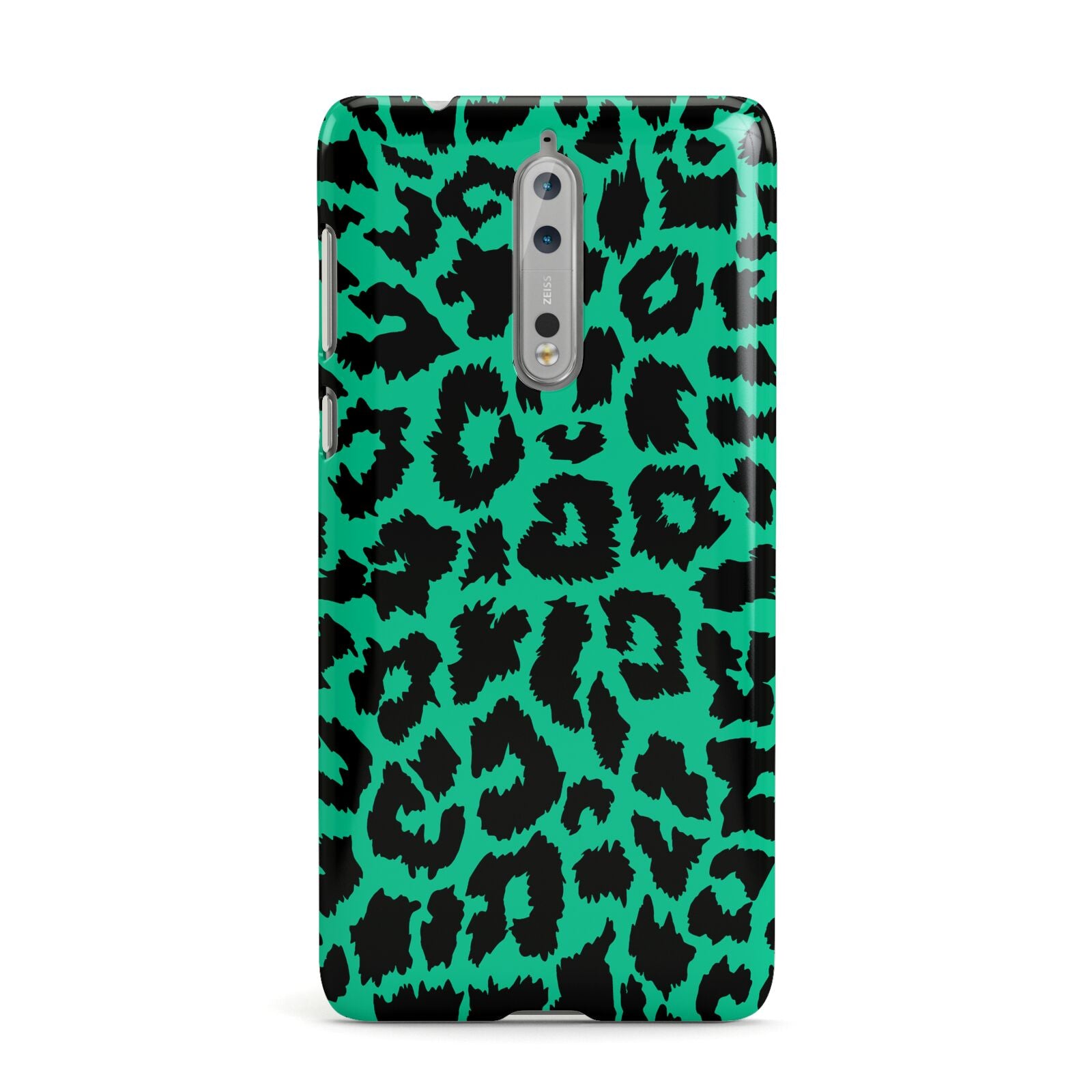 Green Leopard Print Nokia Case