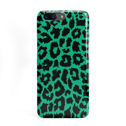 Green Leopard Print OnePlus Case