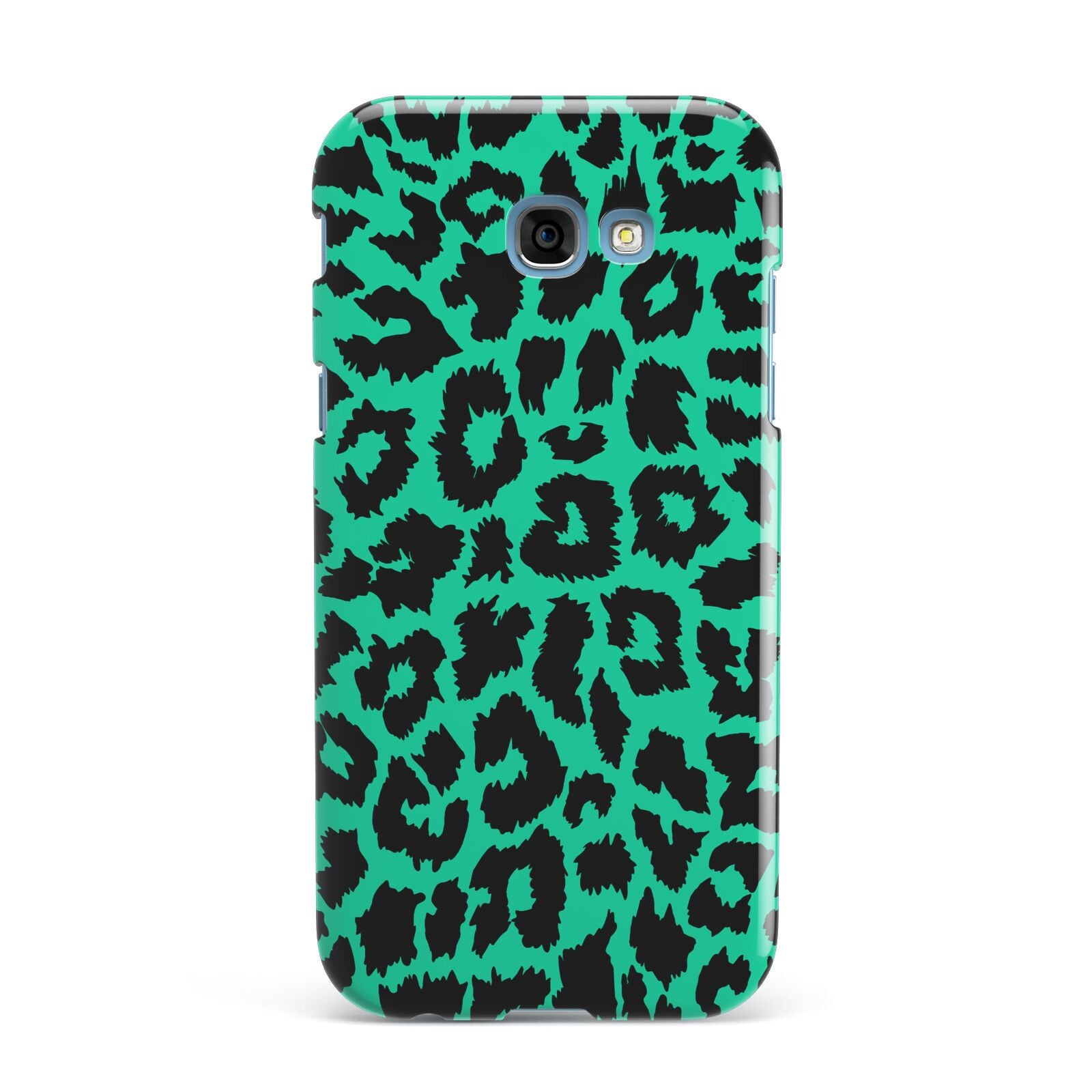 Green Leopard Print Samsung Galaxy A7 2017 Case