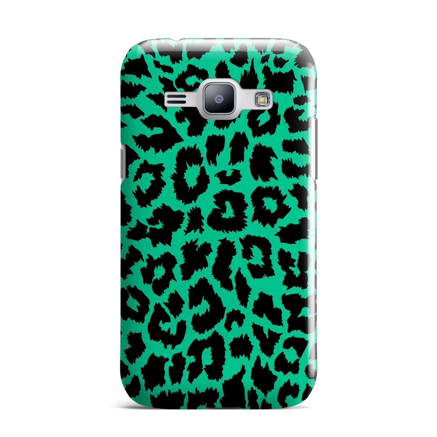 Green Leopard Print Samsung Galaxy J1 2015 Case