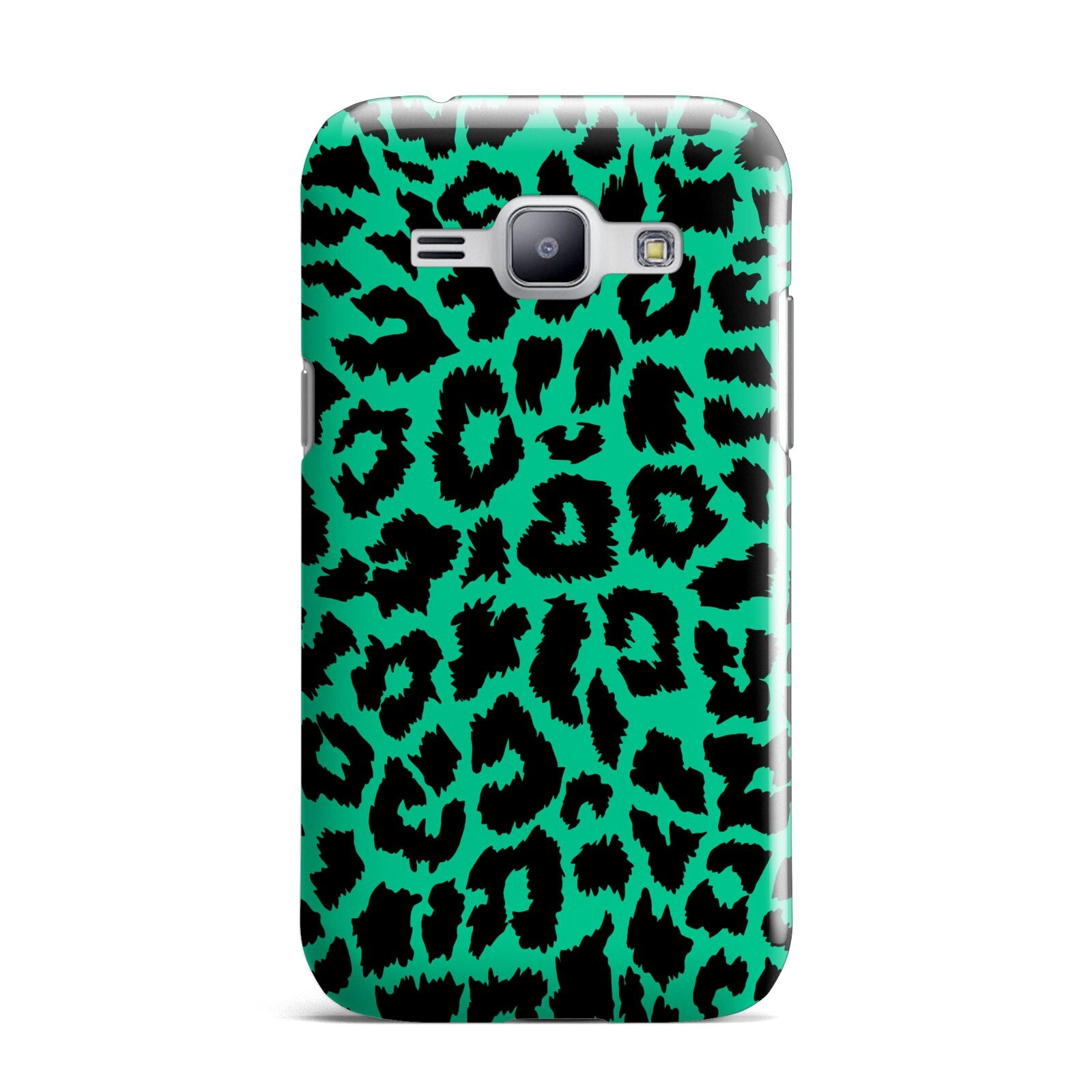 Green Leopard Print Samsung Galaxy J1 2015 Case