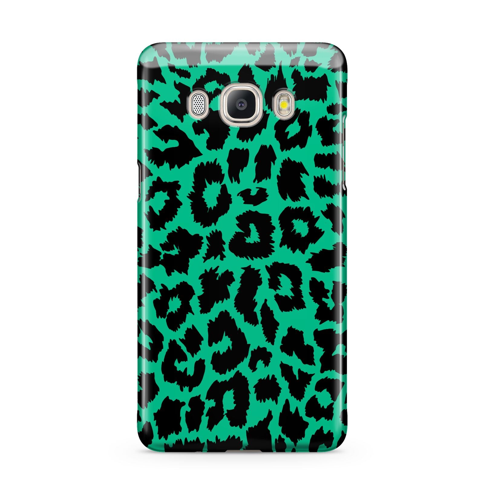 Green Leopard Print Samsung Galaxy J5 2016 Case