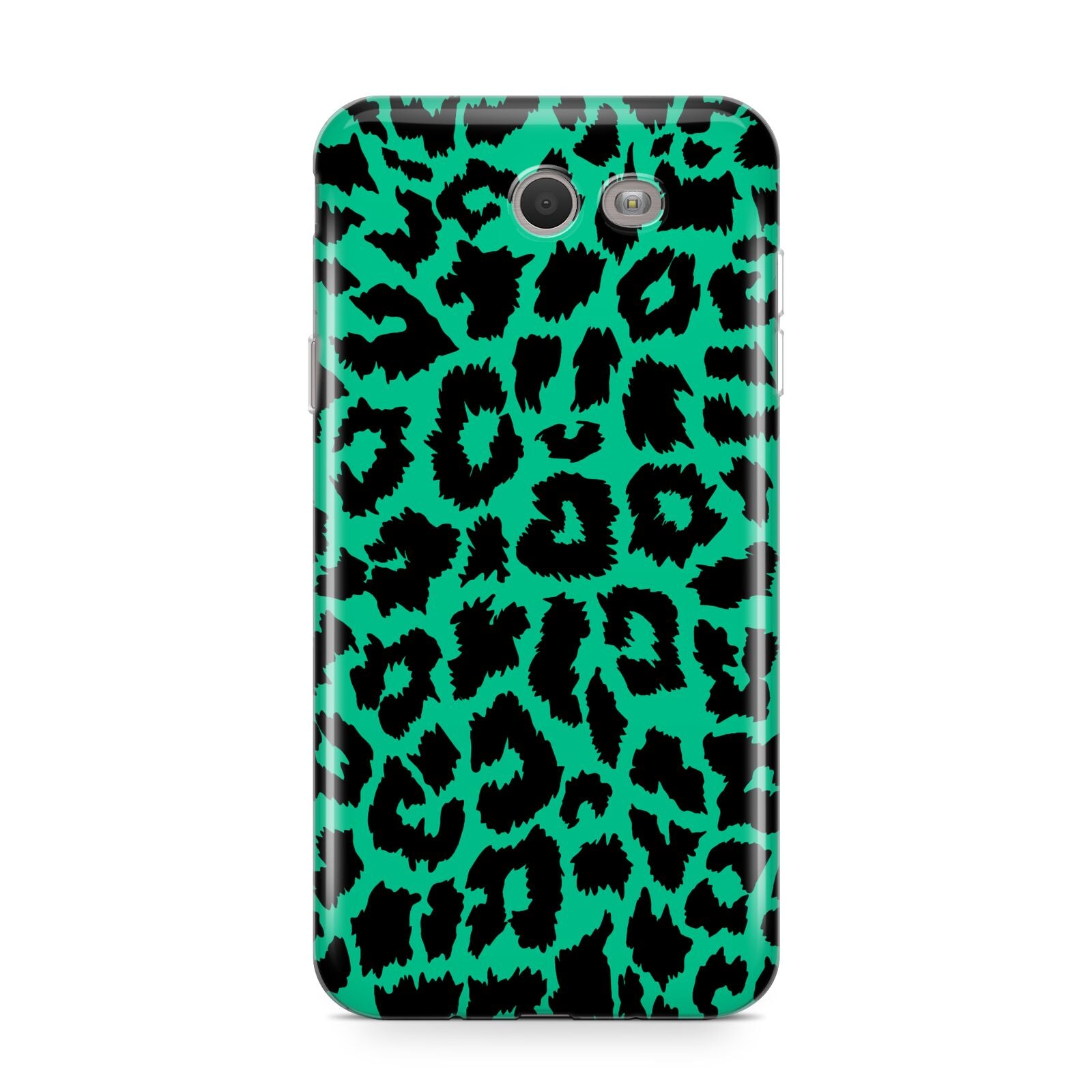 Green Leopard Print Samsung Galaxy J7 2017 Case