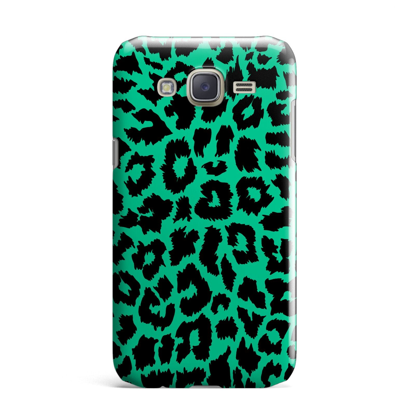 Green Leopard Print Samsung Galaxy J7 Case