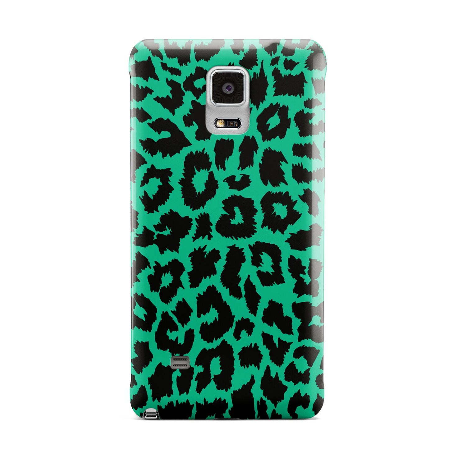 Green Leopard Print Samsung Galaxy Note 4 Case