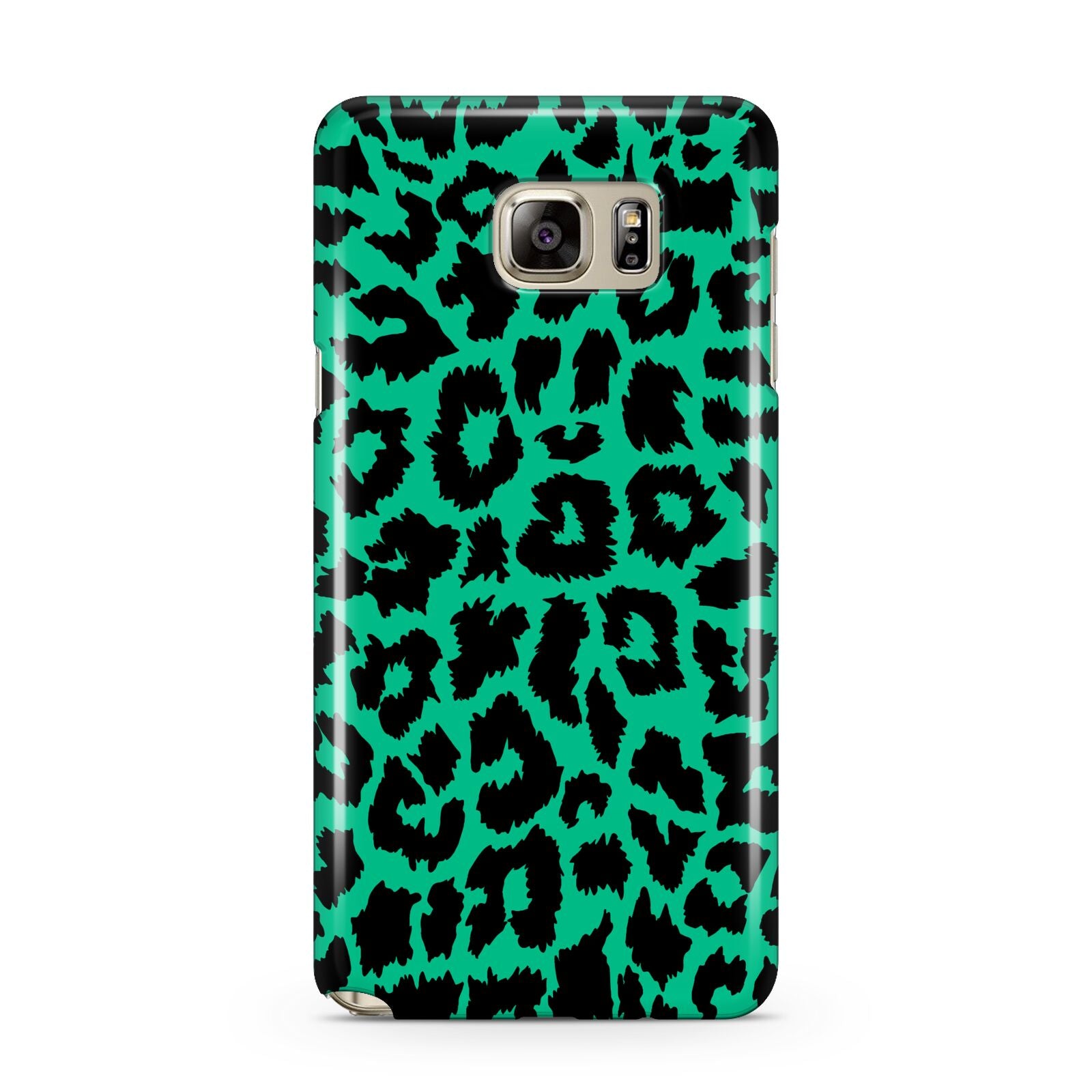 Green Leopard Print Samsung Galaxy Note 5 Case